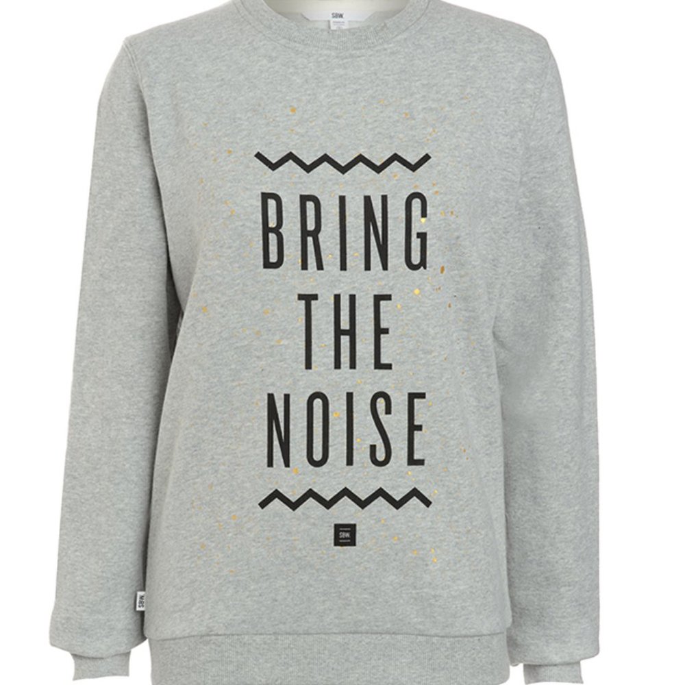 Supremebeing UK Grey Crew neck women's sweatshirt XS S NWT